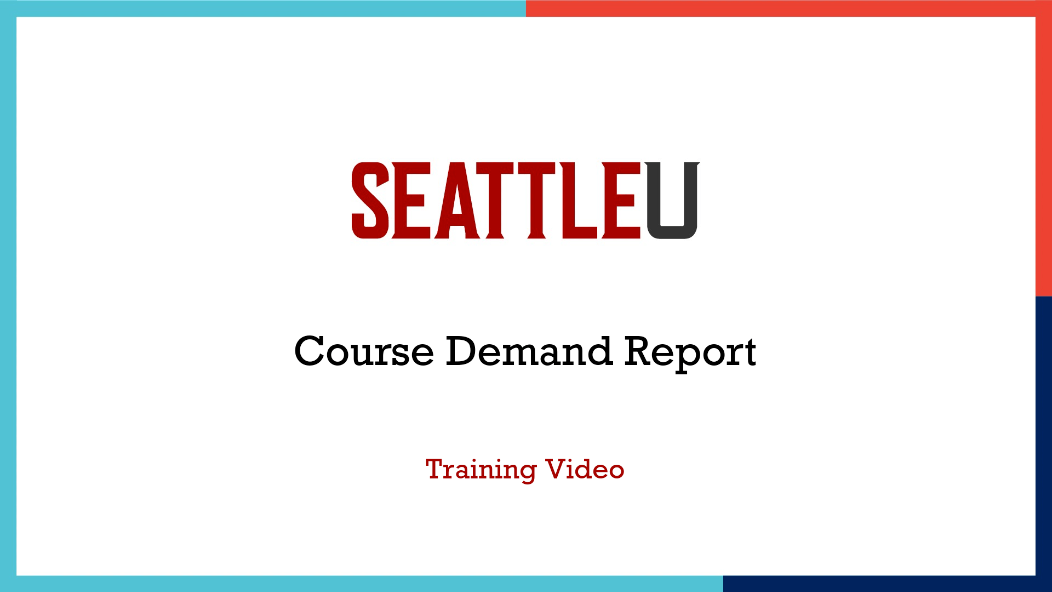 Course Demand Report Thumbnail